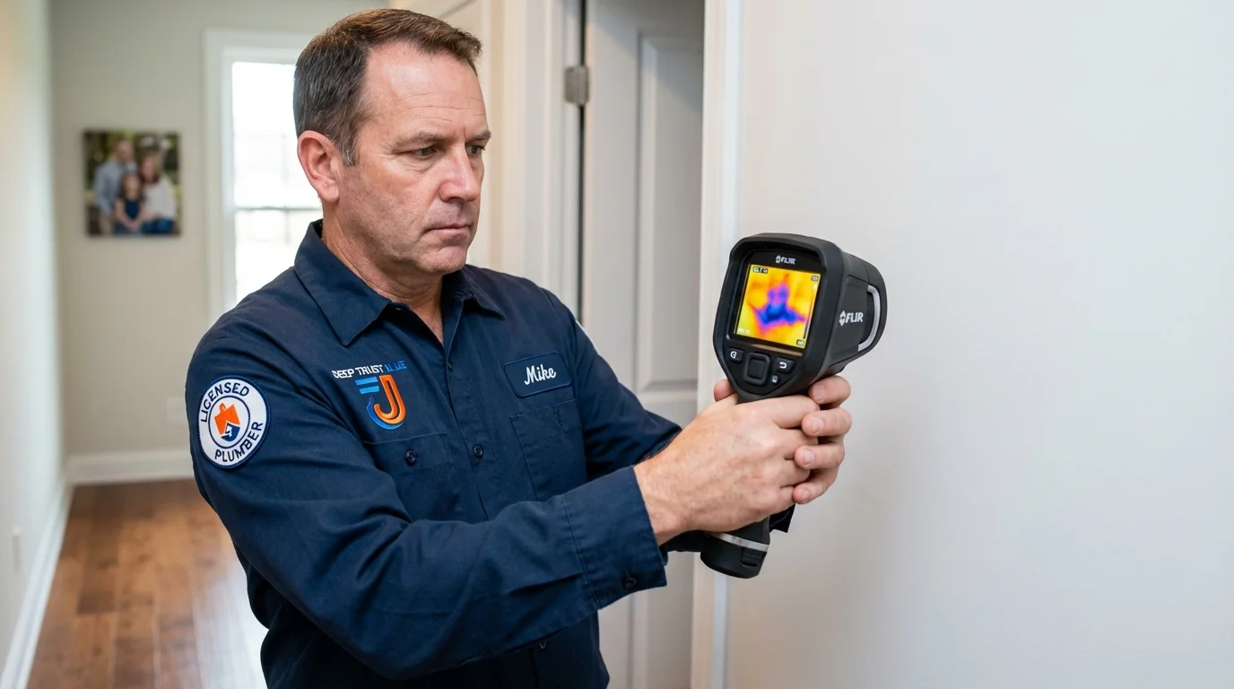 Thermal imaging leak detection by Johns Plumbing LLC in Morongo Valley